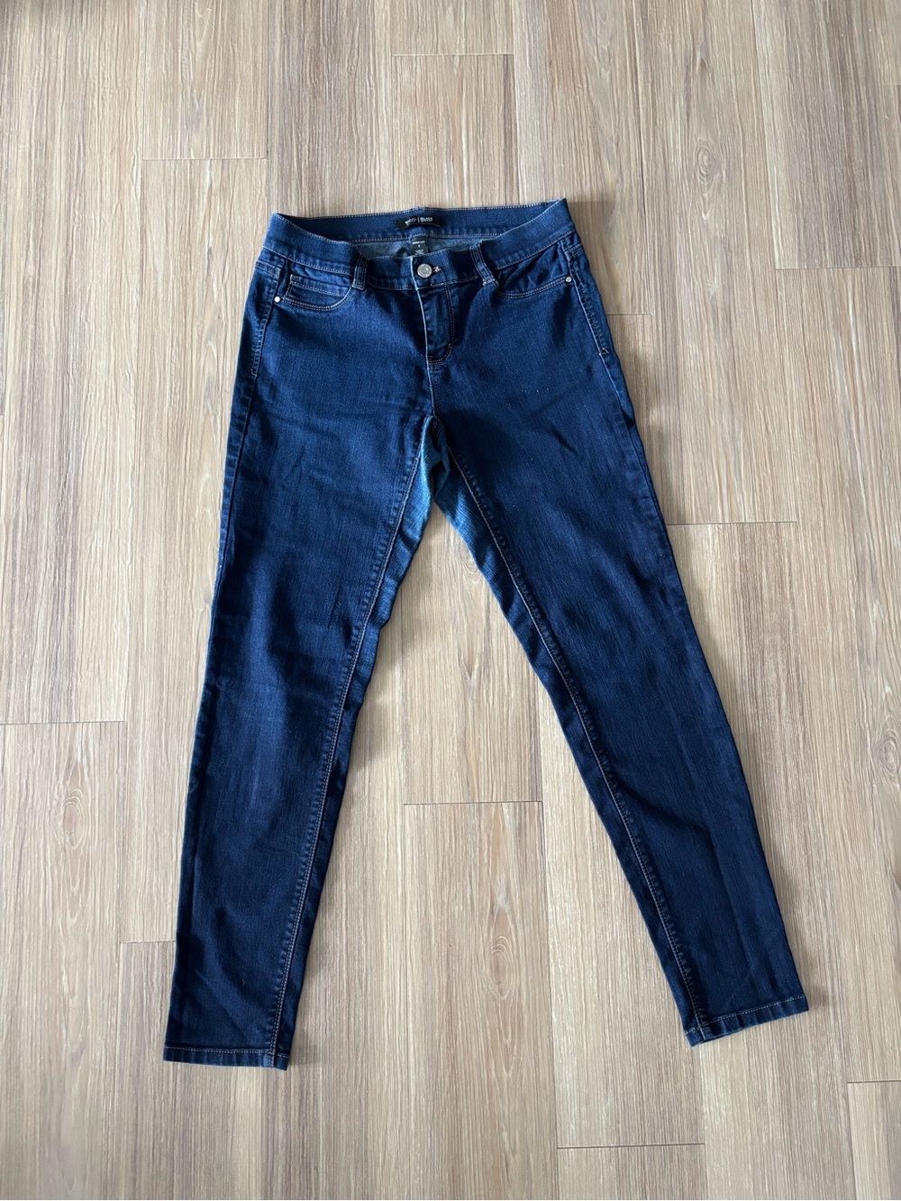 White House Black Market Jeggings Dark Wash Mid Rise Skinny Womens Small